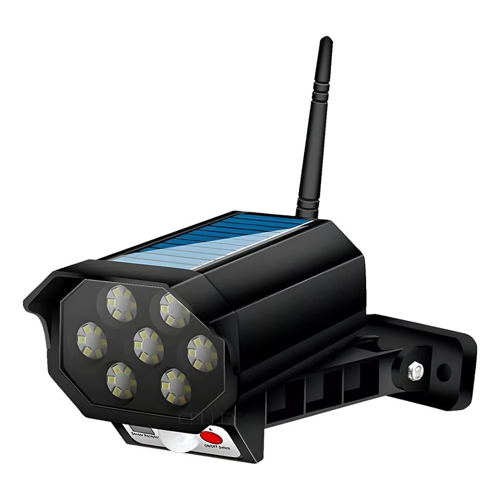 Refletor Luminária Solar Sensor de Presença Segurança Monitoramento