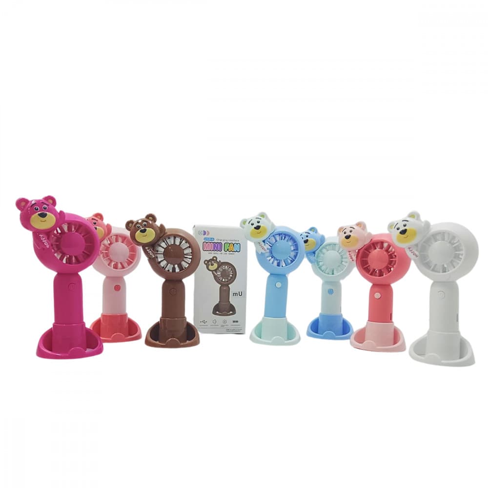 Mini Ventilador Portátil Recarregável de Mesa Mini Fan URSO Hmaston 20220A