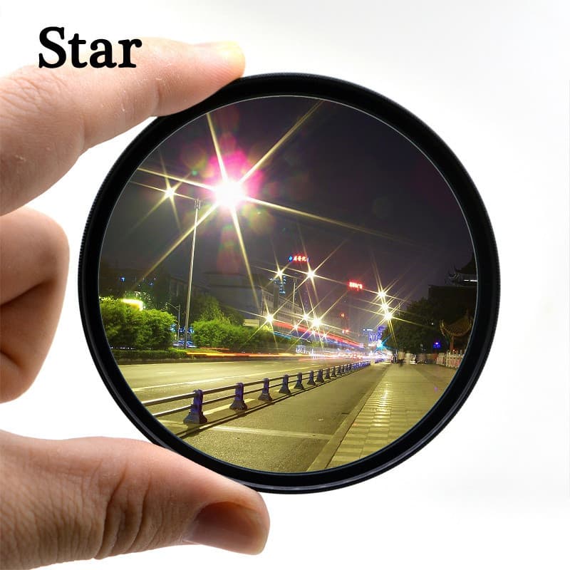 Filtro De Lente De Câmera Starlight Starburst Para Canon Eos Sony Nikon Fotografia Fotográfica DSLR