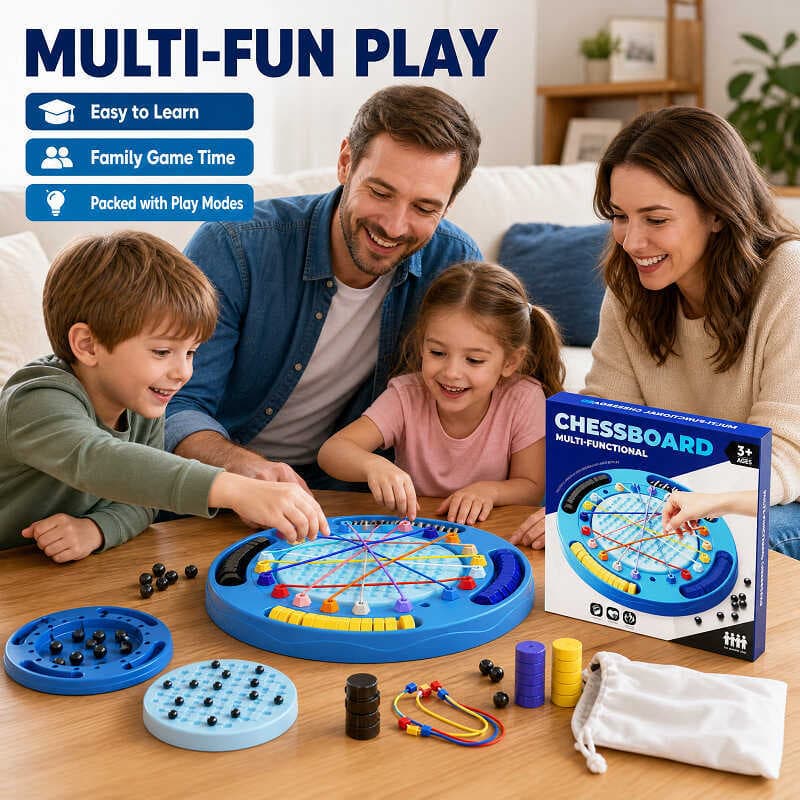 Xadrez magnético desbloqueio corda desafio diversão diversão Gobang Multiplayer pai-filho brinquedos jogo de mesa de des