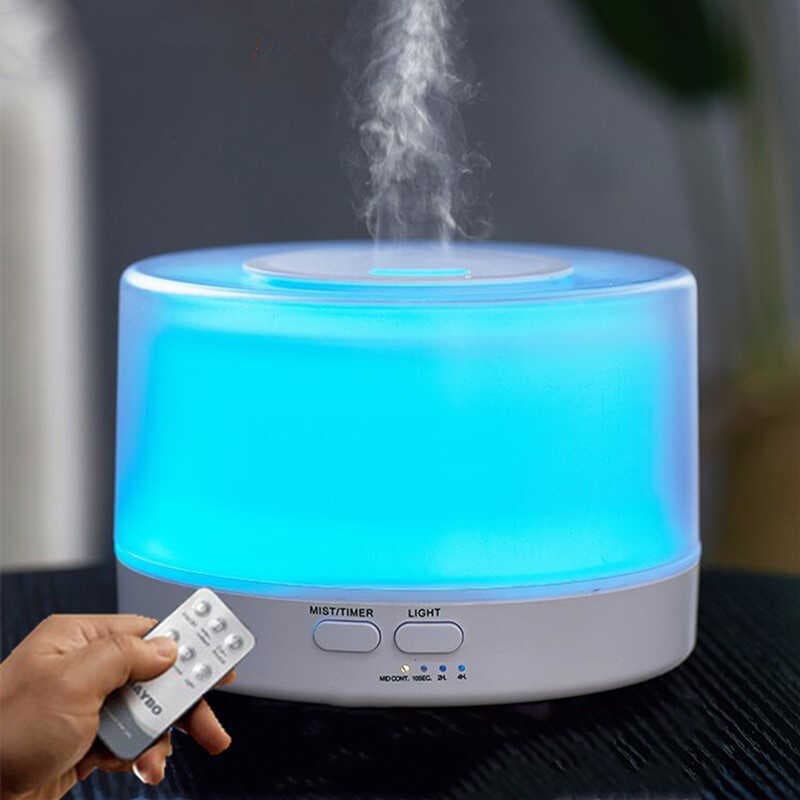 Difusor de Aroma ultrassônico para quarto de grande capacidade Difusor de óleo essencial Controle remoto Difusor pequeno