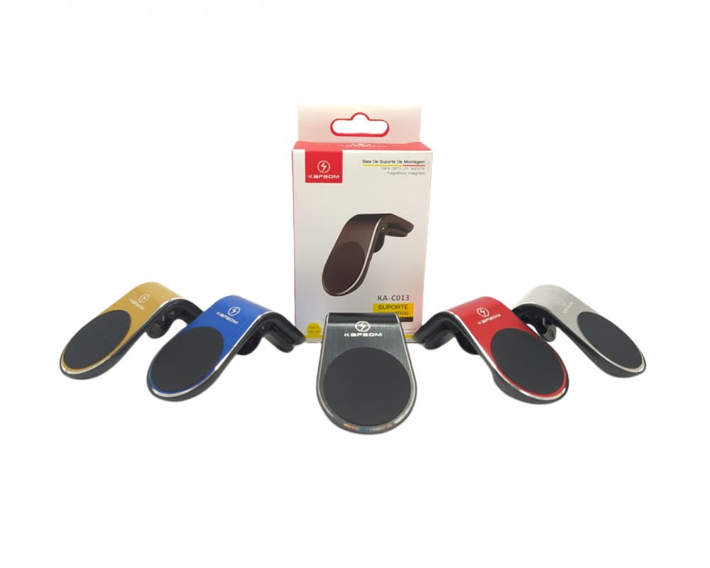 Suporte Veicular Universal para Celular com Imã Magnético e Encaixe na Saída de Ar Kapbom KA-C013