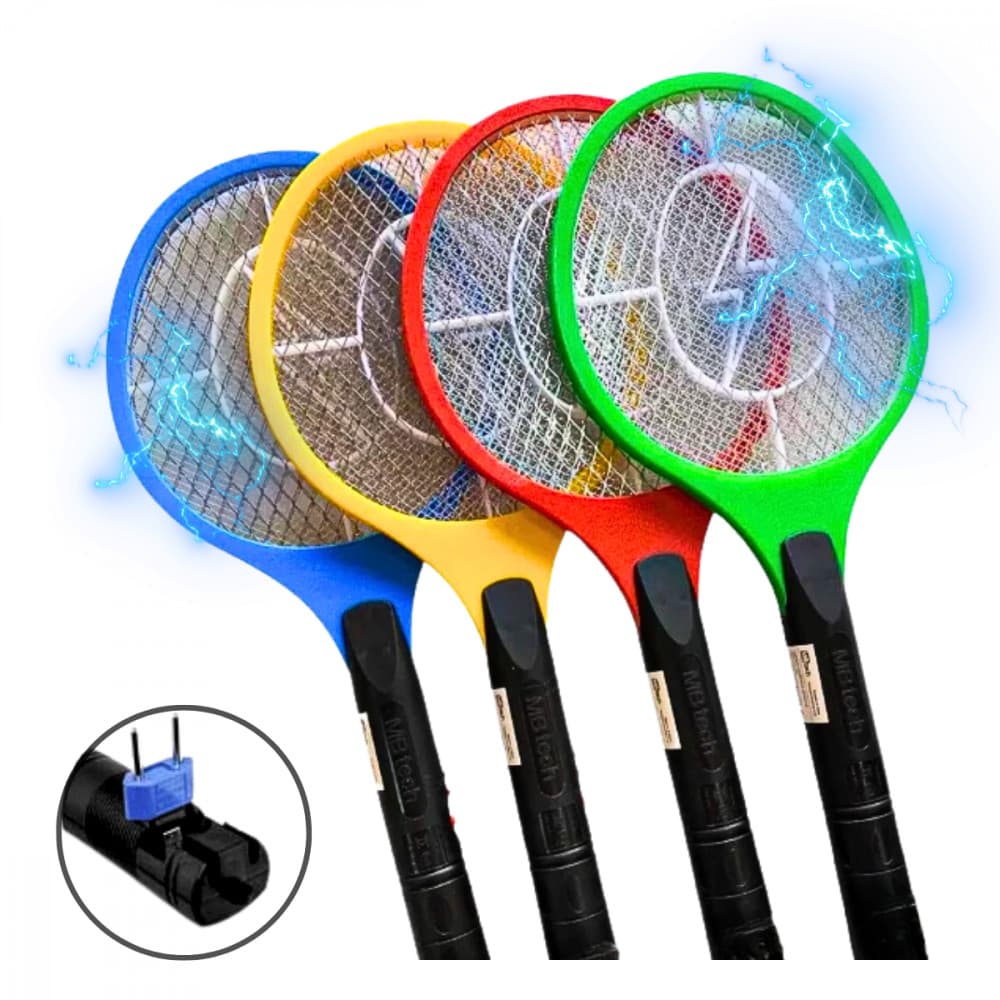 Raquete Elétrica de Mata Mosquito Pernilongo Dengue LiderMix LM-006 / KA-66