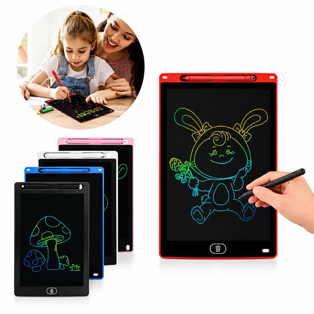 Lousa Magica Infantil Tela LCD para escrever 10 polegadas XLS #3428 (***DISPONÍVEL SOMENTE BRANCA)