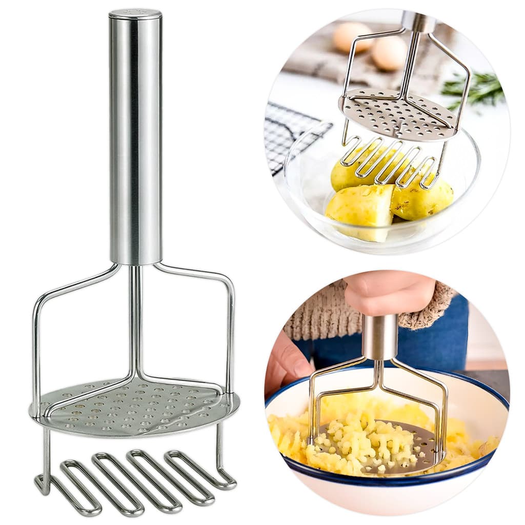 shop mix Espremedor Batata Amassador Duplo Legumes Resistente Aço Ino