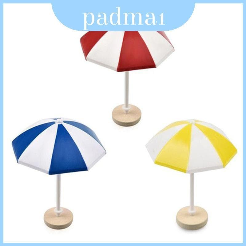 Ornamento De Guarda-Sol Em Miniatura De Praia Encantador Para Fada De Decoração De Jardim Caprichoso