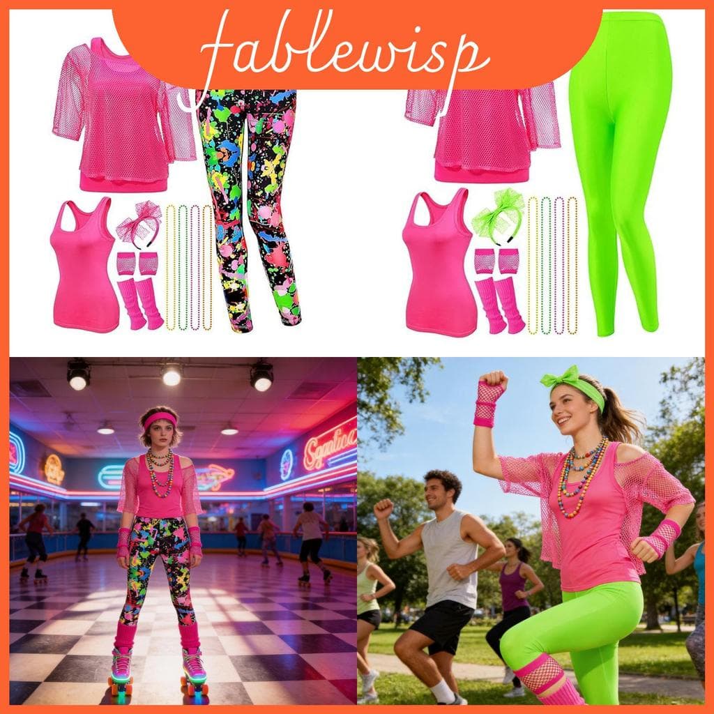 Traje De Desempenho Unissex Com Verde Fluorescente E Seda De Leite Para Festas Ao Ar Livre