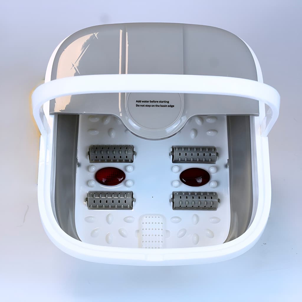 Hidromassageador Elétrico Banheira Spa Pés Pedicure Cor:Cinza