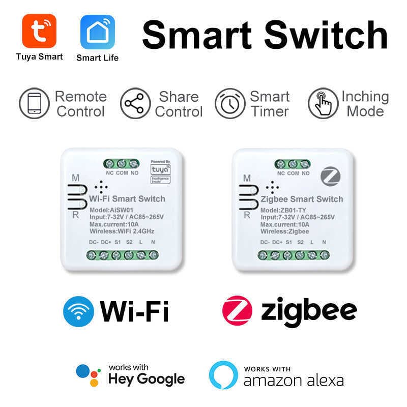 Graffiti Smart Point alexa Módulo smatlife wifi Interruptor inteligente zigbee 12V Interruptor de controle remoto