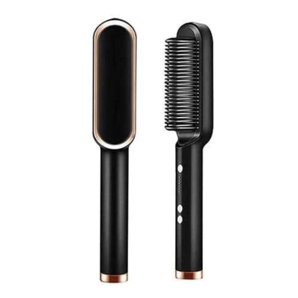 Escova Alisadora Elétrica 5 em 1 Cabelo Bivolt Profissional