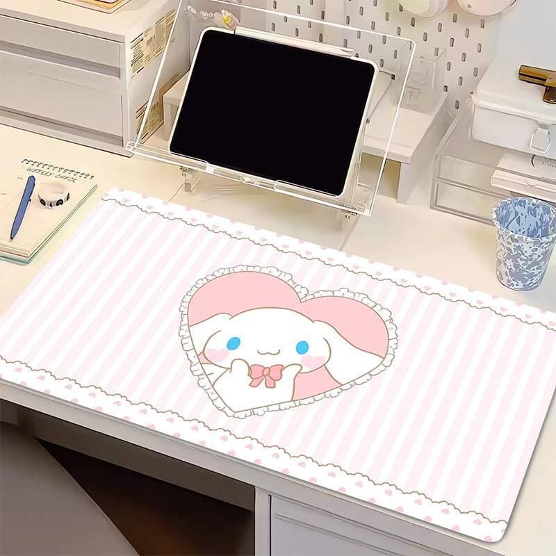Bonito Dos Desenhos Animados Mouse Pad Cinnamoroll Tapete De Mesa Do Computador Gamer Teclado Kawaii Decoração Desktop A