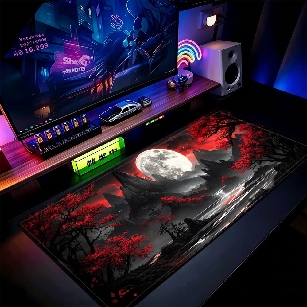Grande Jogo Mouse Pad Antiderrapante 80X30 CM Impressões Personalizadas Mousepad Borda Costurada YG71314