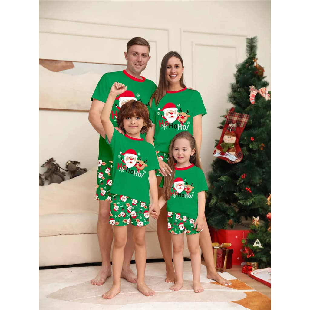 2026 Família Combinando Pijamas De Natal Adulto Crianças Bebê Roupas Mãe E Filha Pai Filho Olhar