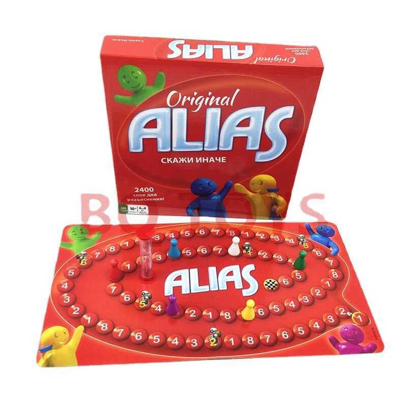 Jogo de tabuleiro russo Jogo de cartas Crianças de tabuleiro russo n ALIAS jogo de tabuleiro