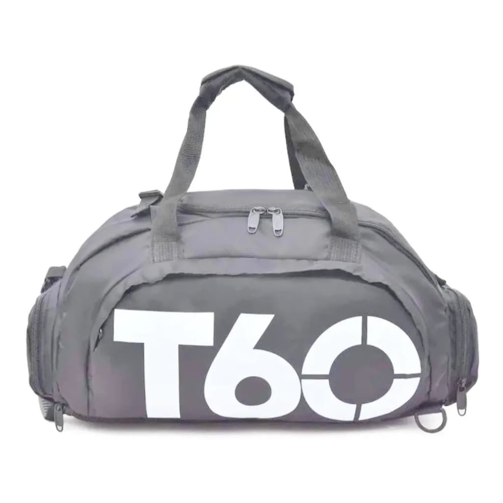 Bolsa Esportiva Multifuncional Transversal - Cinza