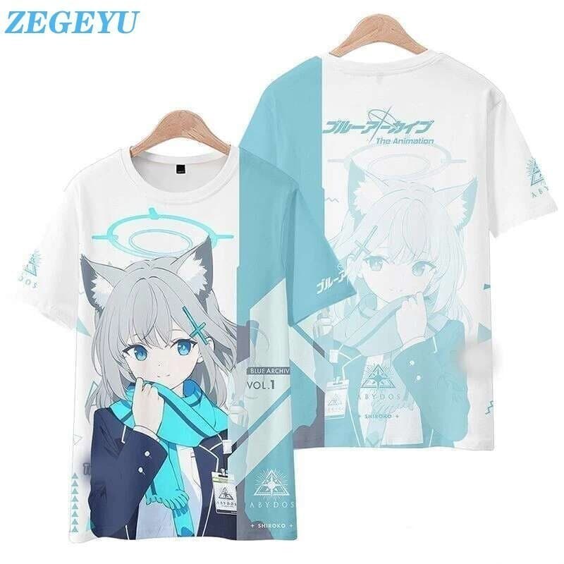 2026 Novo Jogo De Dramatização Popular Arquivo Azul Takanashi Hoshino Camiseta Impressão 3D Das Mulheres Dos Homens Anim