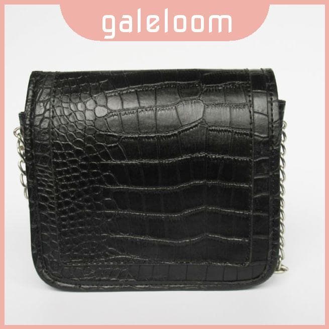 Bolsa Crossbody Feminina Elegante Com Corrente Feita De Fecho De Zíper De Couro Pu Durável