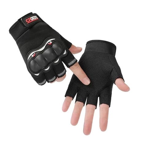 Luva Meio Dedo Ciclismo Motoqueiro