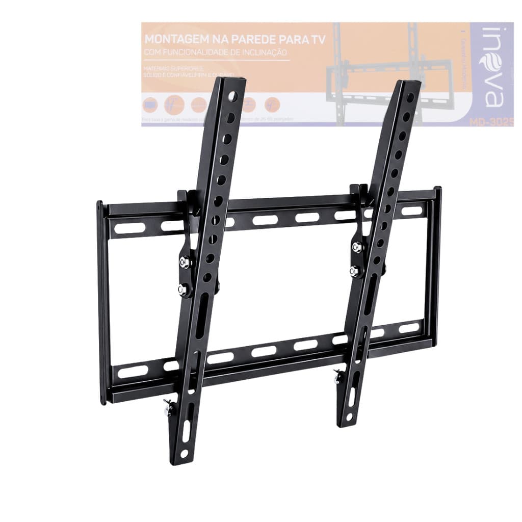 Suporte TV Parede Inclinável 26 a 65 Polegadas Universal INOVA
