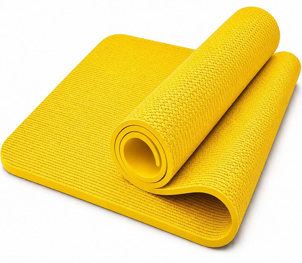 Tapete de Yoga Profissional Antiderrapante para Treinos (amarelo)