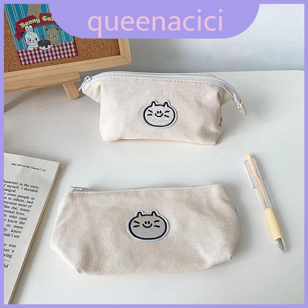 Bolsa De Papelaria De Lona Para Gatos E Cães Com Grande Armazenamento Estudantes , Escritório Suprimentos