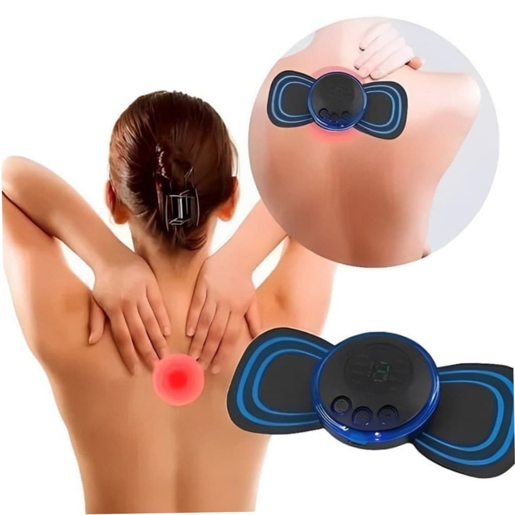Mini Massageador Elétrico Portátil Recarregável Eletrote