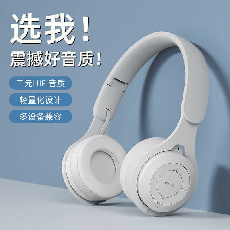 Y08 Macaron Fone de ouvido Bluetooth Fone de ouvido Bluetooth Subwoofer Fone de ouvido sem fio dobrável