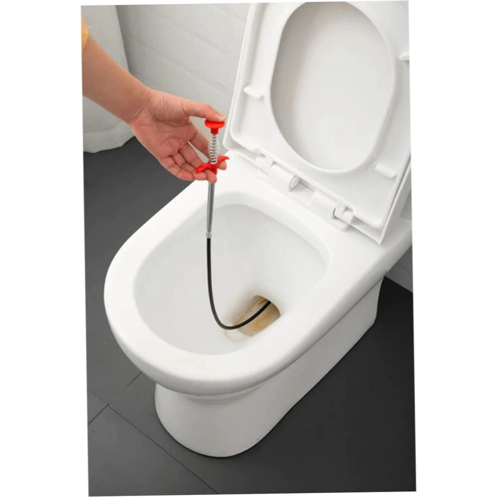 Garra Desentupidora Manual Flexível 86,5 cm para Pias, Ralos e Vasos Sanitários