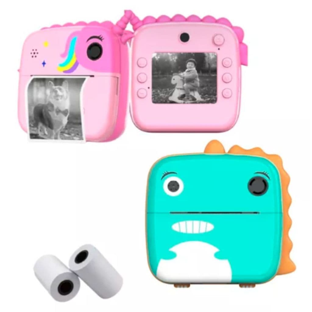 Camera Fotografica Infantil Impressora Instantanea