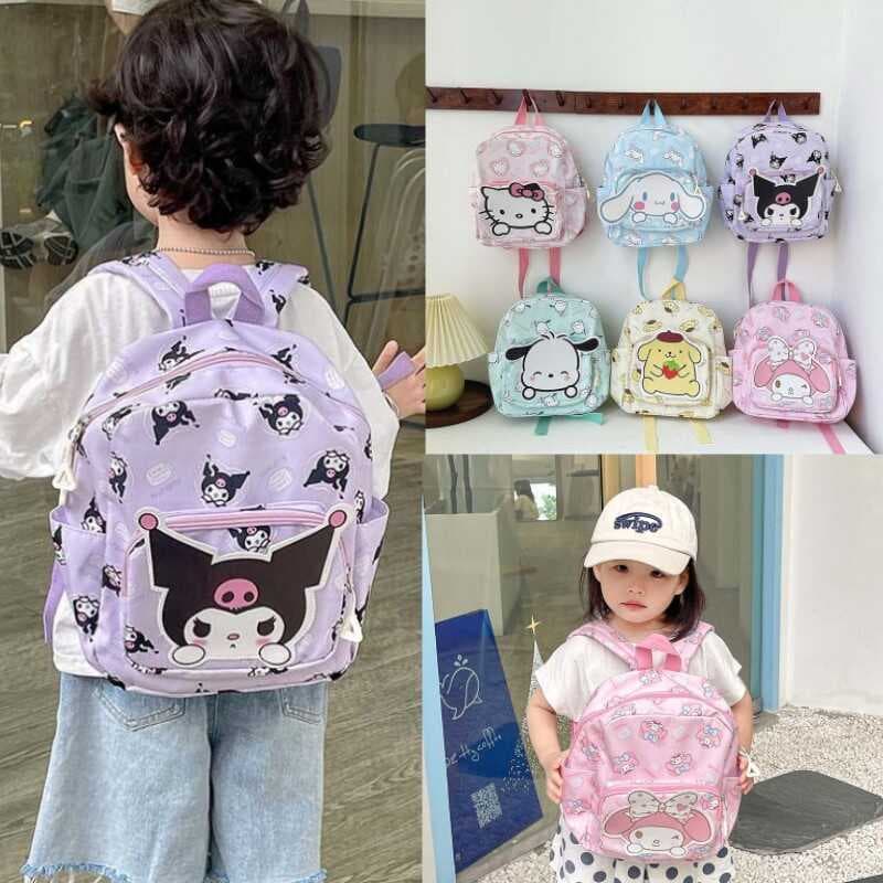 Crianças do jardim de infância mochila dos desenhos animados bonito meninos meninas grande capacidade crianças leve moch