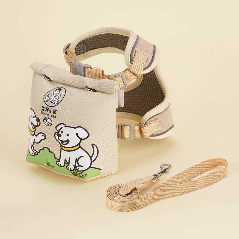 Coleira para cachorro, alça peitoral para cachorro de estimação, Bichon, Shiba Inu, Schnauzer, respirável, ao ar livre,