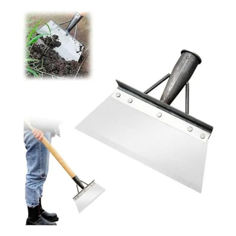 Pá Multifuncional Jardim Externo Capina Aço Inoxidável Plana