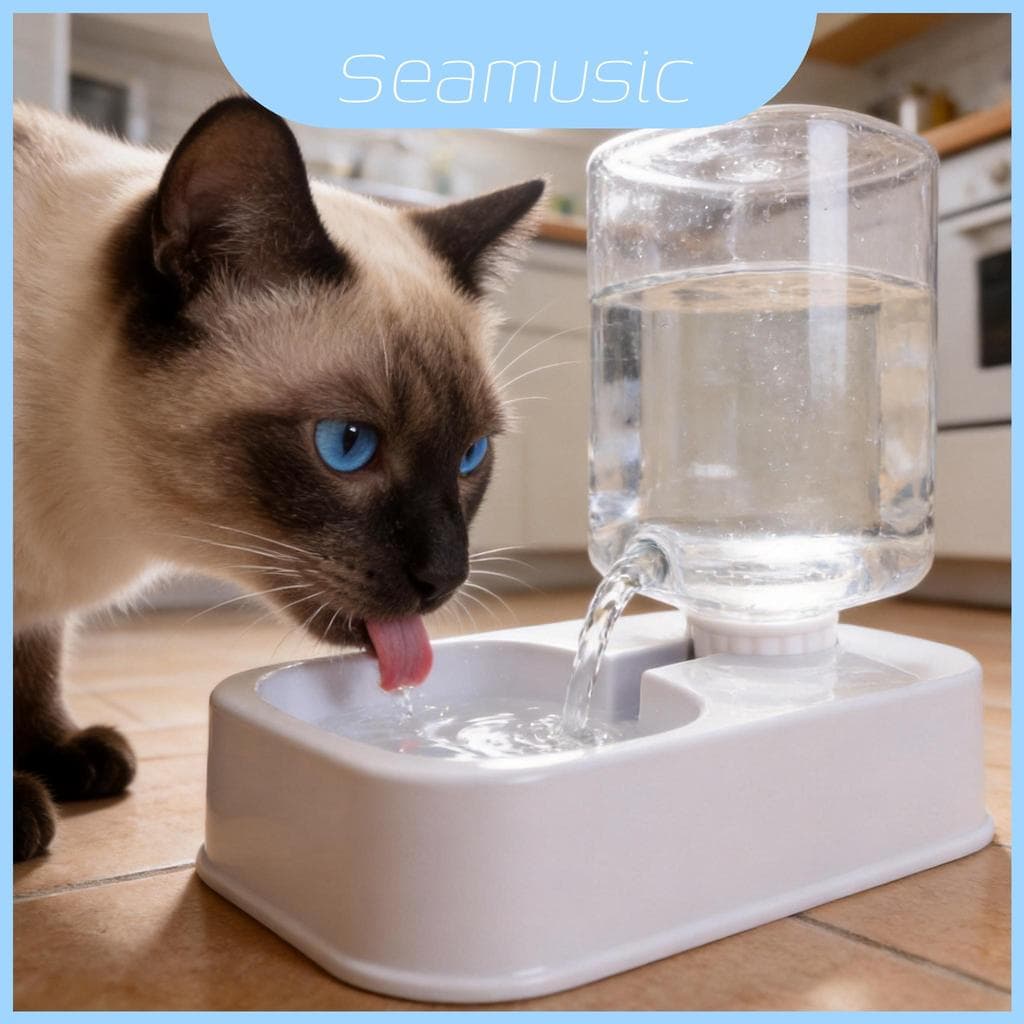 Fonte De Água Automática Para Gatos Pet Mate Com Grande Capacidade Hidratação E Alimentação