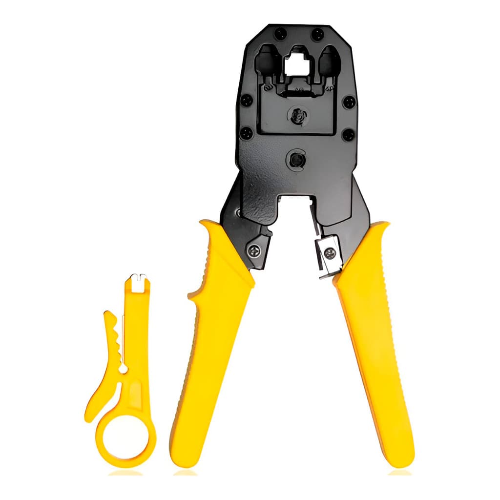 Kit Alicate Crimpar Prensar Desencapador Corte Fio Ferramenta