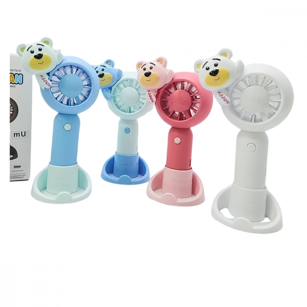 Mini Ventilador Portátil Recarregável de Mesa Mini Fan URSO Hmaston 20220A