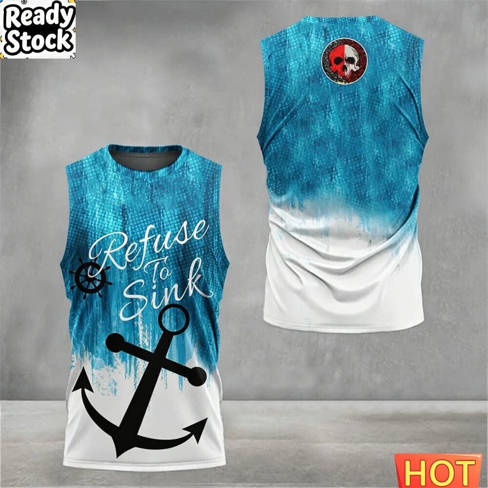 Camisetas Masculinas De Verão E Regatas Com Estampa De Baleia , Gráficas Gola Redonda , Sem Mangas , Camiseta Gráfica En