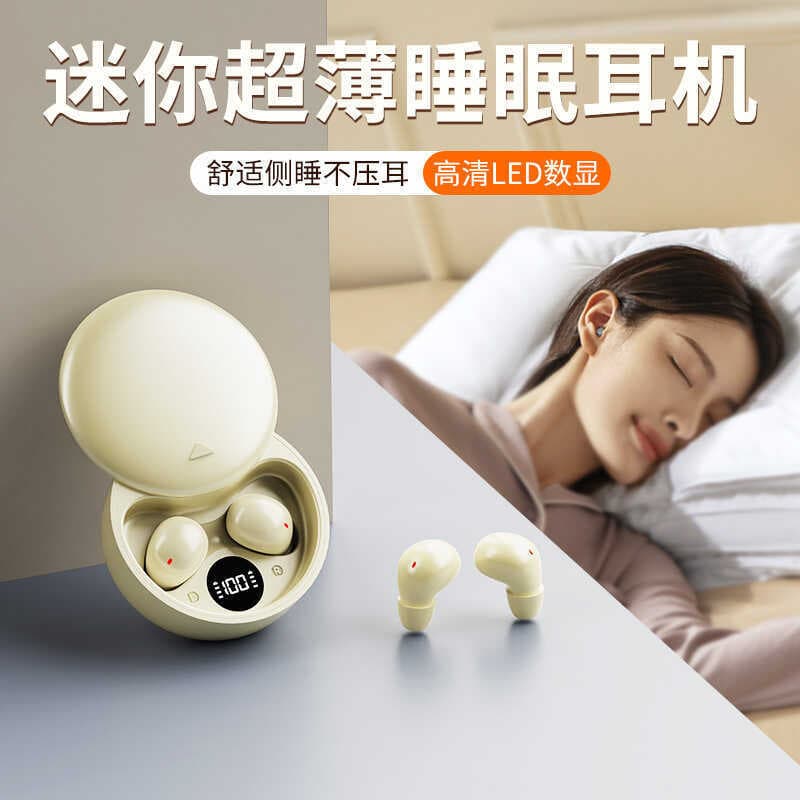 Y18 fone de ouvido intra-auricular Bluetooth para dormir, ultrapequeno, tipo fone de ouvido intra-auricular, Mini fone d