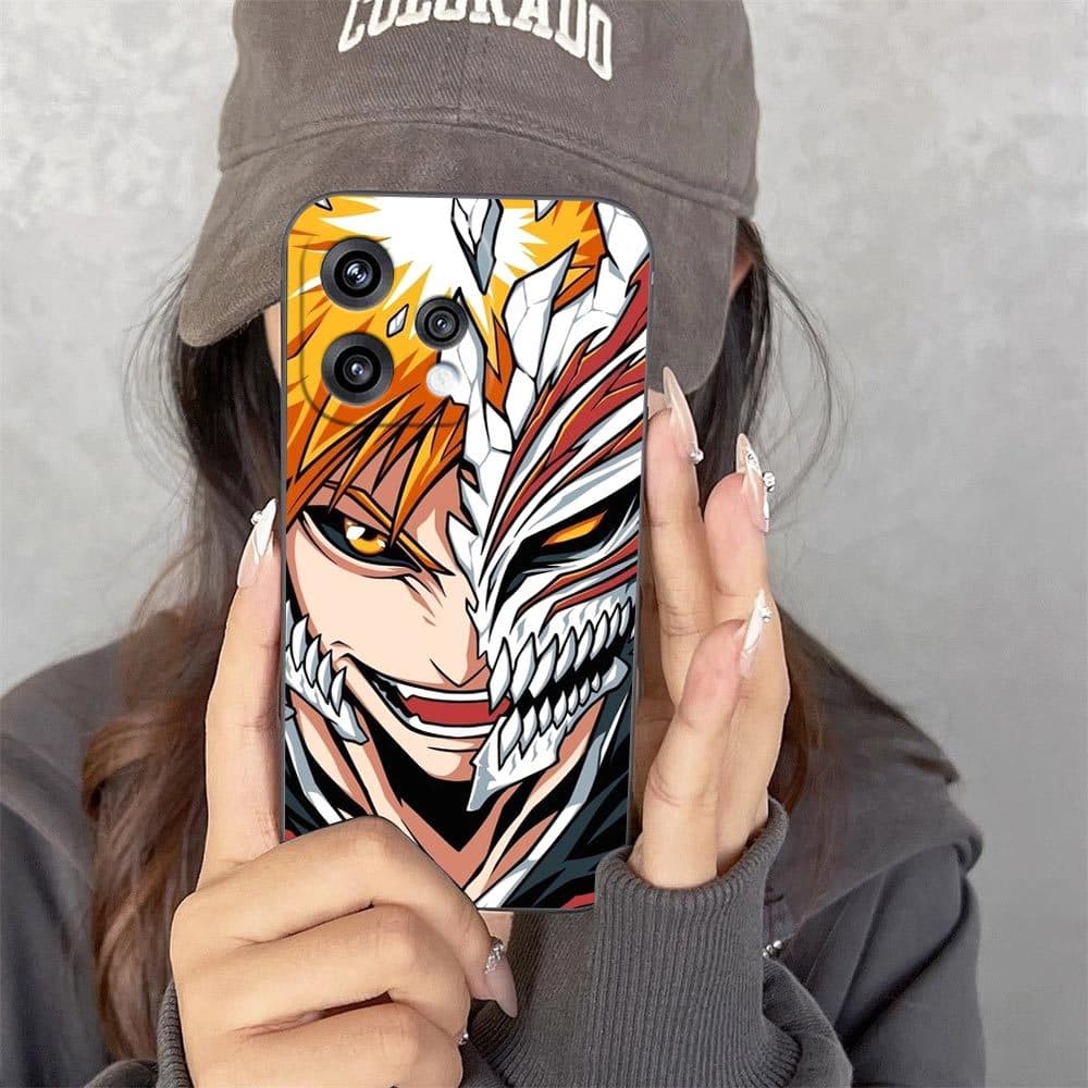 Ichigo Kurosaki Bleach Capa De Telefone Para OPPO RENO 15 15F 14 14F 13 13F 12 11 11F 10 8T 8 7 6 5 4 4F LITE Pro Plus S