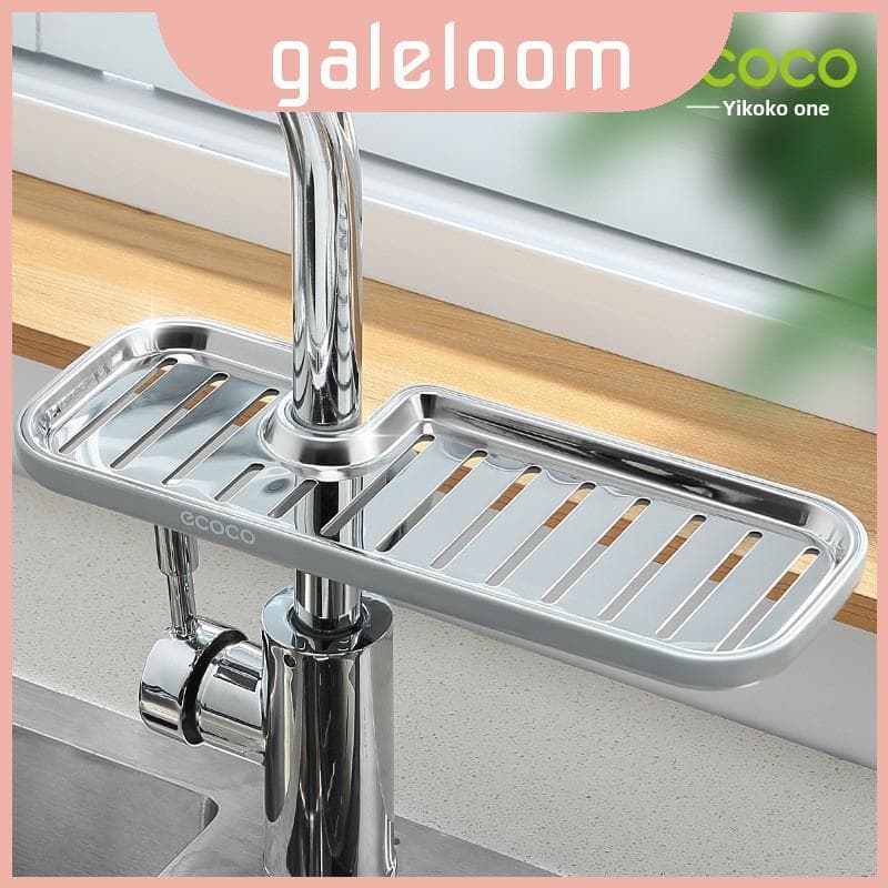 Torneira De Aço Inoxidável E Rack De Armazenamento De Utensílios Com Design Multinível Para Organização De Bancada Domés