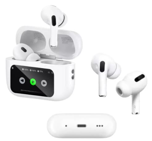 Fone de Ouvido Bluetooth 5.4 A9PRO com case de carregamento bateria