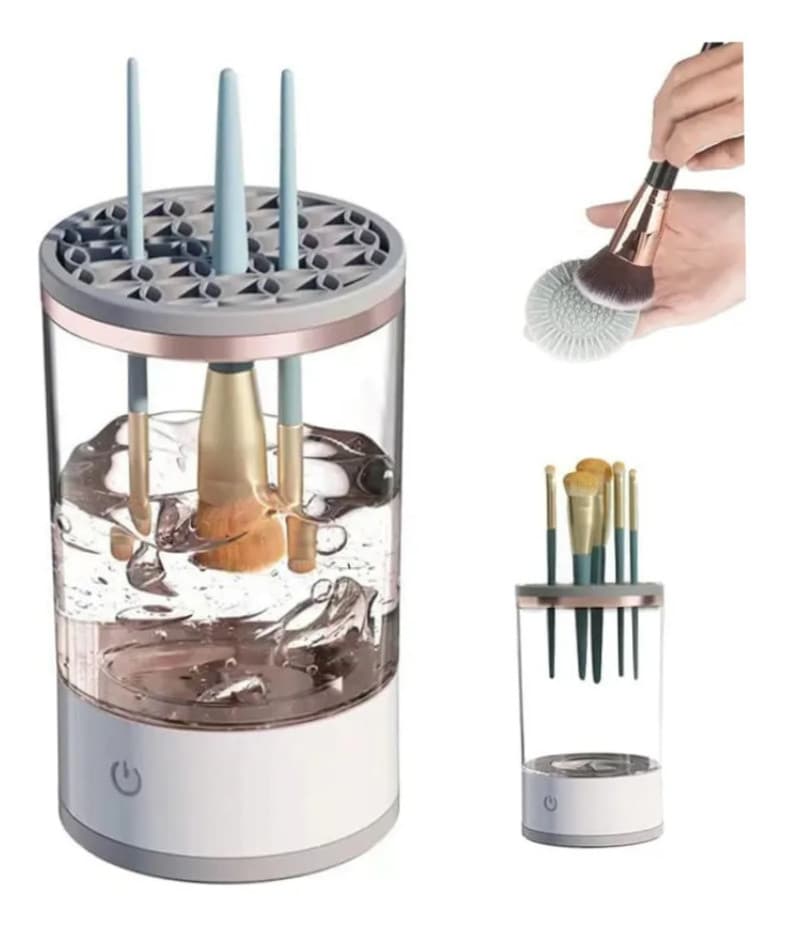 Lavador Limpador De Pinceis Maquiagem Automático Bivolt