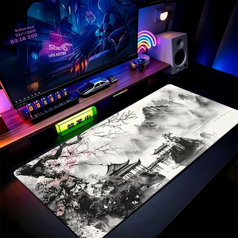 Grande Jogo Mouse Pad Antiderrapante 80X30 CM Impressões Personalizadas Mousepad Borda Costurada YG71306