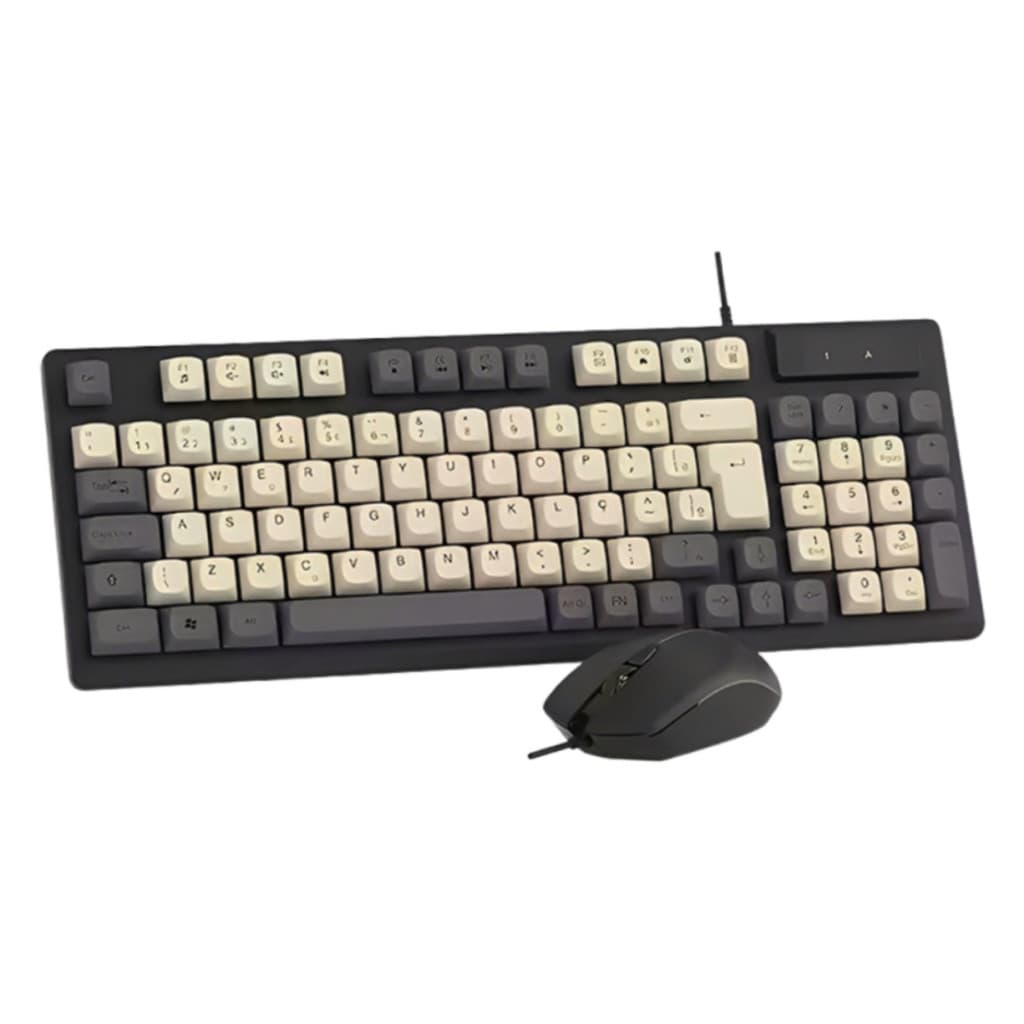 Kit Gamer Teclado Semi-Mecânico e Mouse 1200 DPI