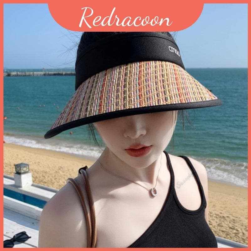 Chapéu De Sol Ao Ar Livre De Verão Com Aba Grande E Guarda-De Design Elegante Para