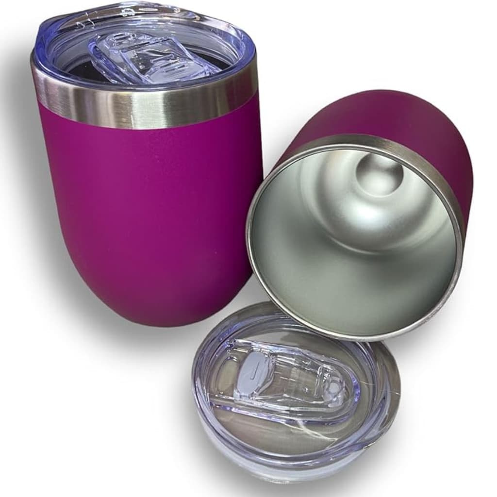 COPO CUIA Térmico Inox com Tampa Antivazamento (360 ml) Personalizado -- Roxo