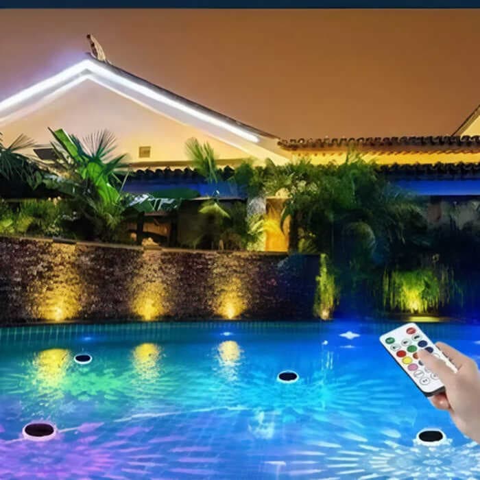Kit Led Refletor Piscina Luminaria Para Rgb