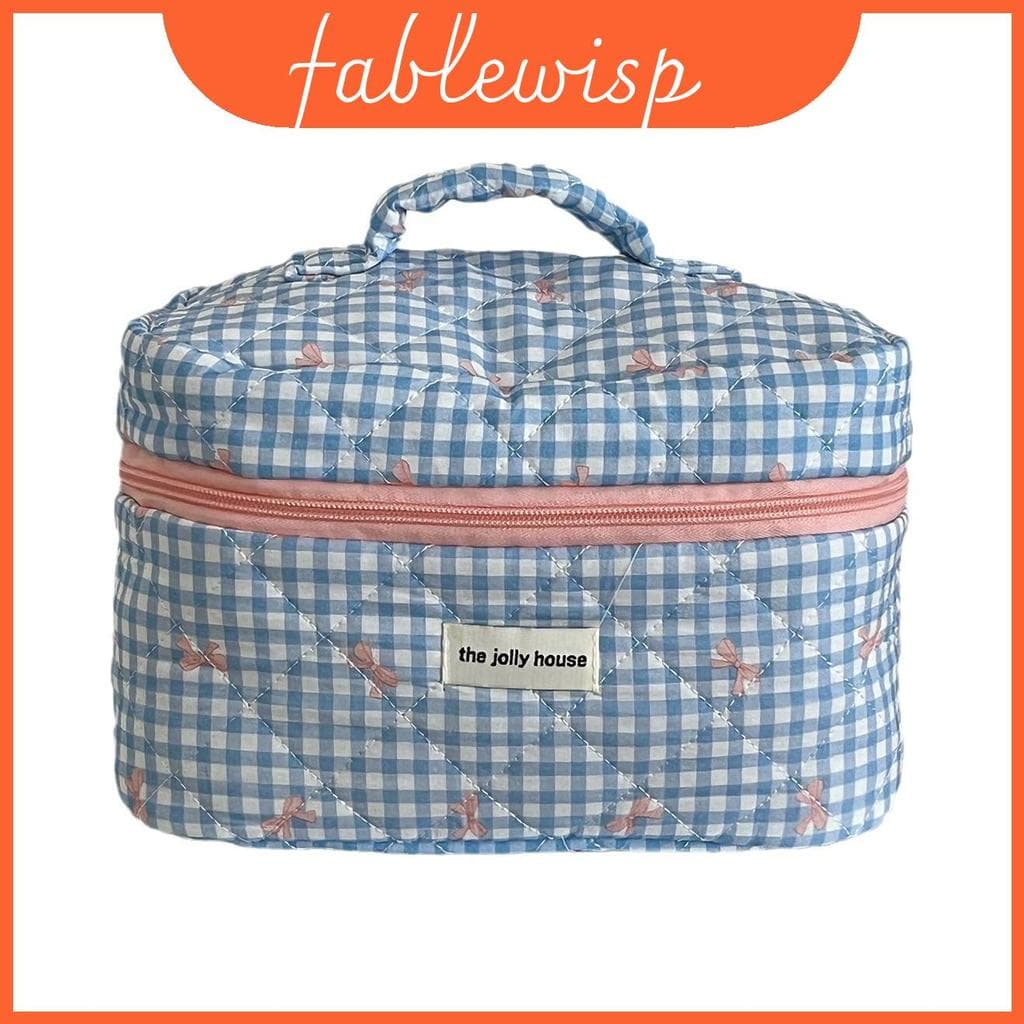 Saco De Armazenamento De Maquiagem Estilo Retro Com Tecido De Poliéster E Padrão De Arco Para Escola Viagens