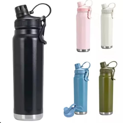 Garrafa Termica Inox 800ml de Desempenho e Estilo (**DISPONIVEL PRETO E BRANCO**)