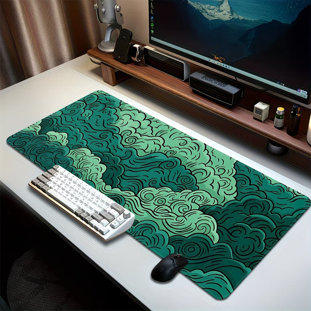 Grande Jogo Mouse Pad Antiderrapante 80X30 CM Impressões Personalizadas Mousepad Borda Costurada LM0025 XC009