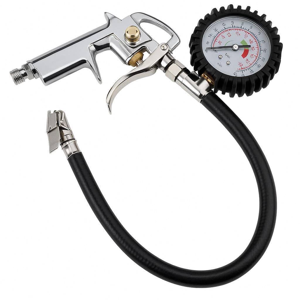 Calibrador De Pneus 1/4 Com Manômetro Snel Ferramentas